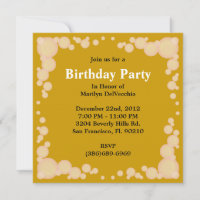 CUTE Sweet Spa Bath Massage and Beauty Party Invit