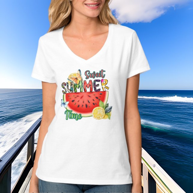 cute sweet Summer time watermelon T-Shirt (Creator Uploaded)
