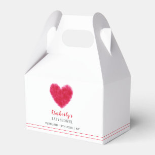 Cute Sweetheart Frame Valentines Baby Shower Favour Box