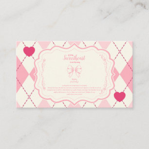 Cute Sweetheart Valentine's Day Books for Baby Enclosure Card