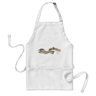 Cute Swift Cartoon Horse Apron