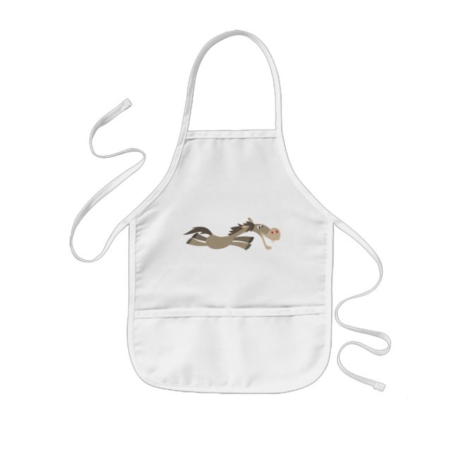 Cute Swift Cartoon Horse Children Apron (Front)