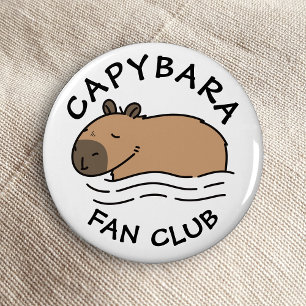 Cute Swimming Capybara Personalized Bottle Opener