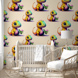 Cute T-Rex Baby Dinosaur Wallpaper