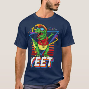 Cute T rex dab dance funny Dabbing Dinosaur cool R T-Shirt