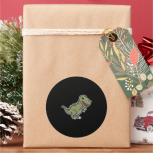 Cute T-Rex Dinosaur Sticker – Funny Cartoon Dino