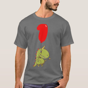 Cute T-Rex Fairy - 1st Birthday - Kids Balloon Par T-Shirt