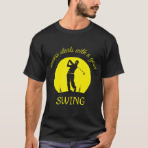 cute t-shirt for golfers