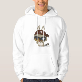 Cute T-shirt Pirate Racoon Cartoon Character Tee