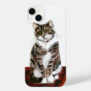 Cute Tabby Cat Art Case-Mate iPhone 14 Plus Case