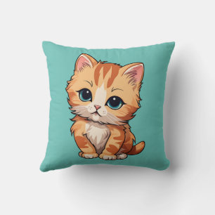 Cute Tabby Cat Cushion