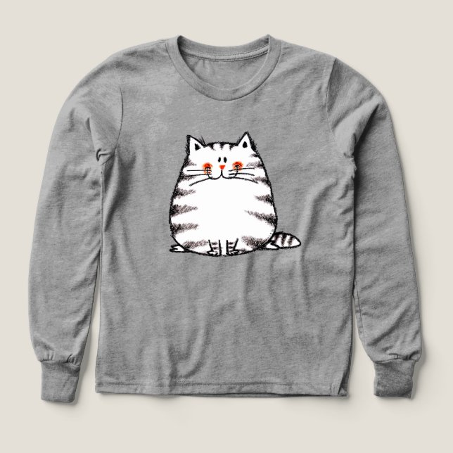 Cute Tabby Cat – Kawaii kitty for cat lovers (Design Front)
