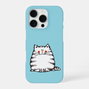 Cute Tabby Cat – Kawaii kitty for cat lovers iPhone 16 Pro Case