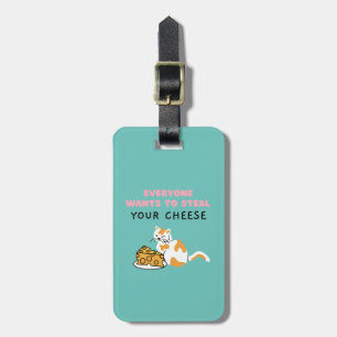 Cute Tabby Cat Luggage Tag
