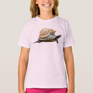Cute Tabby Turtle Kids' T-Shirt