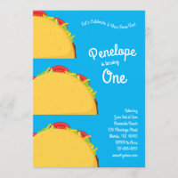 Cute Taco Kids 1st Birthday Party Mexican Food