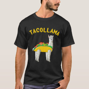 Cute Taco Llama Alpaca Food Animal Boys Girls Kids T-Shirt