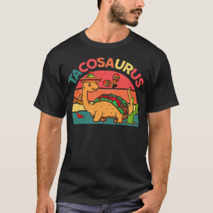 Cute Taco Shirt Kids Toddler Tacosaurus Dinosaur T