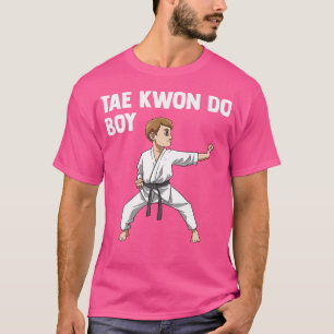 Cute Taekwondo Boy Fighter Kid Taekwondo T-Shirt