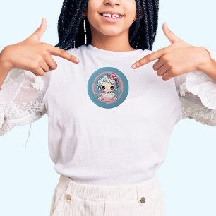 Cute Tea Cup Doll Button