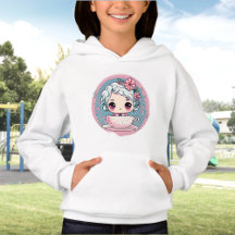 Cute Tea Cup Doll Hoodie