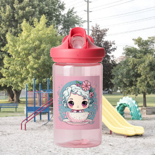 Cute Tea Cup Doll Water Bottle