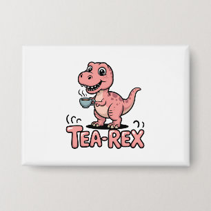 Cute Tea-Rex Pink Dinosaur – Sip Happens!