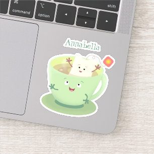 Cute teabag cup cartoon humour character