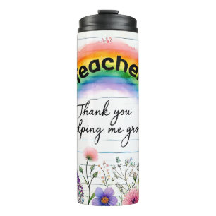Cute Teacher Appreciation Thermal Tumbler