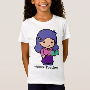 Cute Teacher Girl with Spelling Book T-Shirt