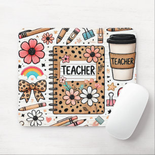 Cute Teacher Mouse Pad