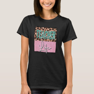 Cute Teacher Mum Motif For Women Who Loves Teacher T-Shirt