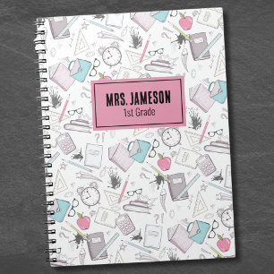 Cute Teacher Name Notebook
