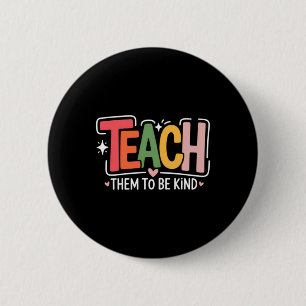 Cute Teacher School 6 Cm Round Badge