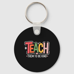 Cute Teacher School Key Ring