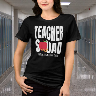 Cute Teacher Squad Tri-Blend Shirt