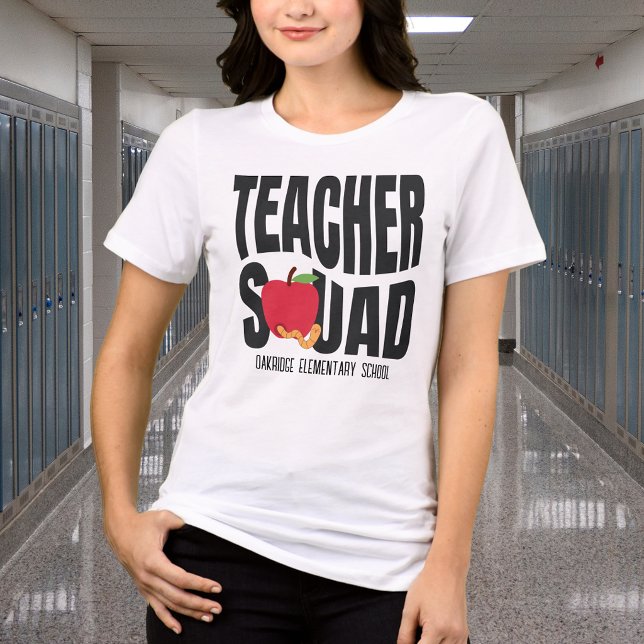 Cute Teacher Squad Tri-Blend Shirt (Creator Uploaded)