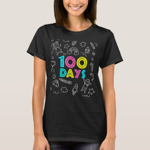 Cute Teacher Student 100th Day Gift Happy 100 Days T-Shirt