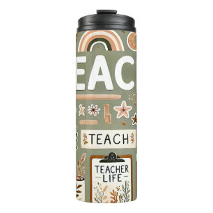 Cute Teacher Thermal Tumbler
