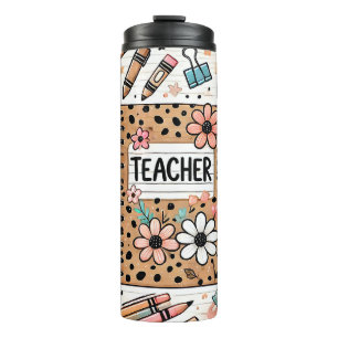 Cute Teacher Thermal Tumbler