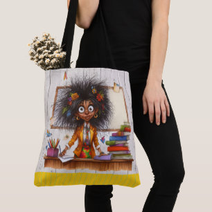 Cute Teacher Tote - See Back  