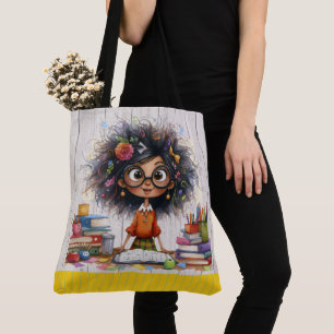 Cute Teacher Tote - See Back Bag