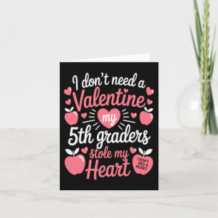 Cute Teachers Valentines Day Card