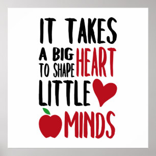 Cute Teacher's words school decor poster