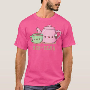 Cute Teacup and Teapot Bes Teas Besties 1 T-Shirt