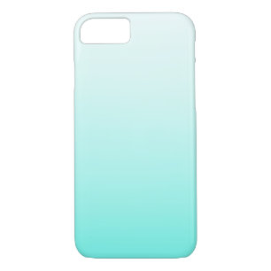 Cute Teal Ombre Girly iPhone 7 Case