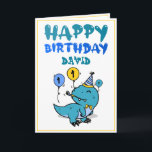 Cute Teal T-Rex Dinosaur Grandson 1st Birthday Card<br><div class="desc">Cute Teal T-Rex Dinosaur Grandson 1st Birthday, this design is for anyone looking for something nice for a little boy on his 1st birthday. If you're looking for 1st birthday invitations, especially for your grandson, this one is perfectly what you need. The design features a cute dinosaur wearing a bow...</div>