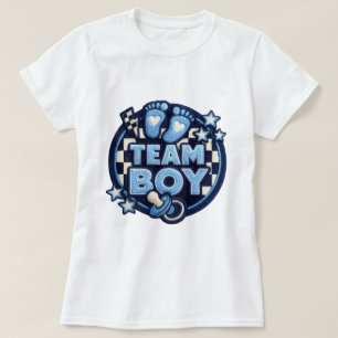 Cute Team Boy Gender Reveal T-Shirt