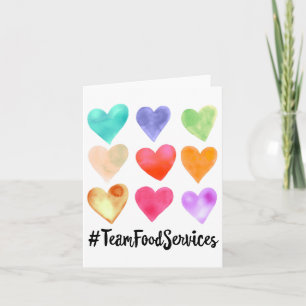 Cute Team Food Services Appreciation Week Ck To Sc Card