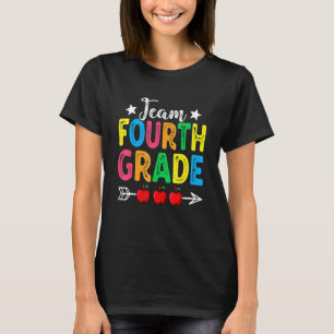 Cute Team Fourth Grade Teachers Students Back To S T-Shirt